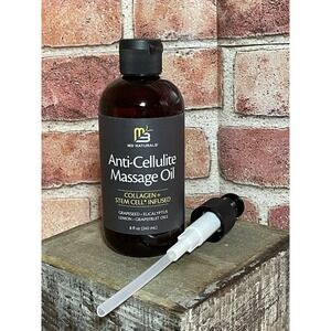 M3 Naturals Anti Cellulite Massage Oil Collagen Stem Cell Infused 8 oz